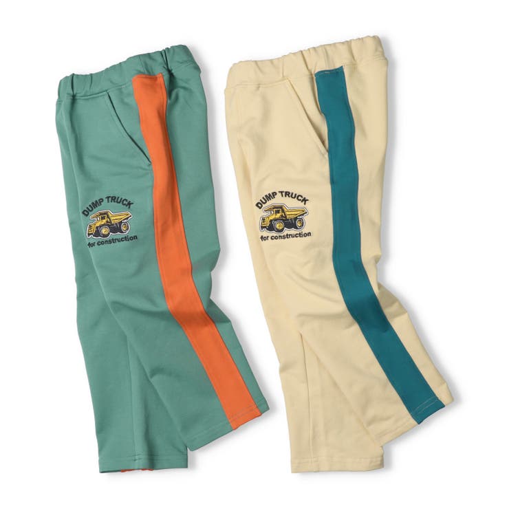 ダンプカー刺繍入りストレッチミニ裏毛ロングパンツ | こどもの森e-shop | 詳細画像9 