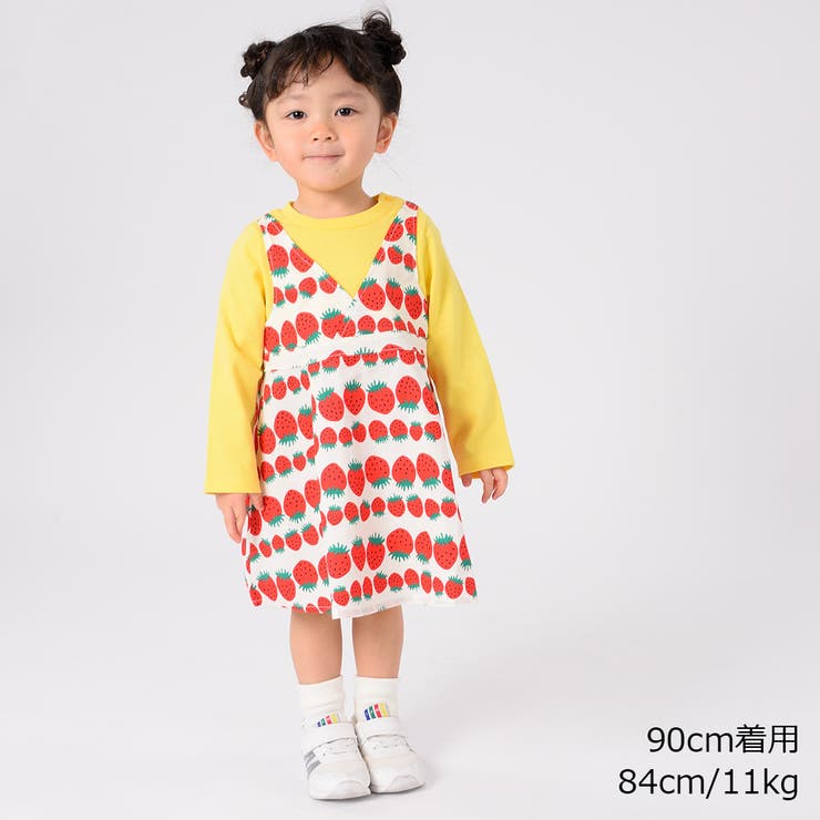 Mialy Mail イチゴ柄ワンピース 品番 Mtik こどもの森e Shop コドモノモリイーショップ のキッズ ファッション通販 Shoplist ショップリスト