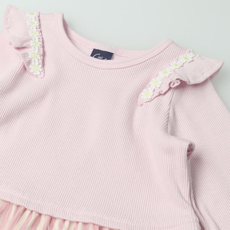 チュールスカート切替長袖ワンピース | こどもの森e-shop | 詳細画像3 