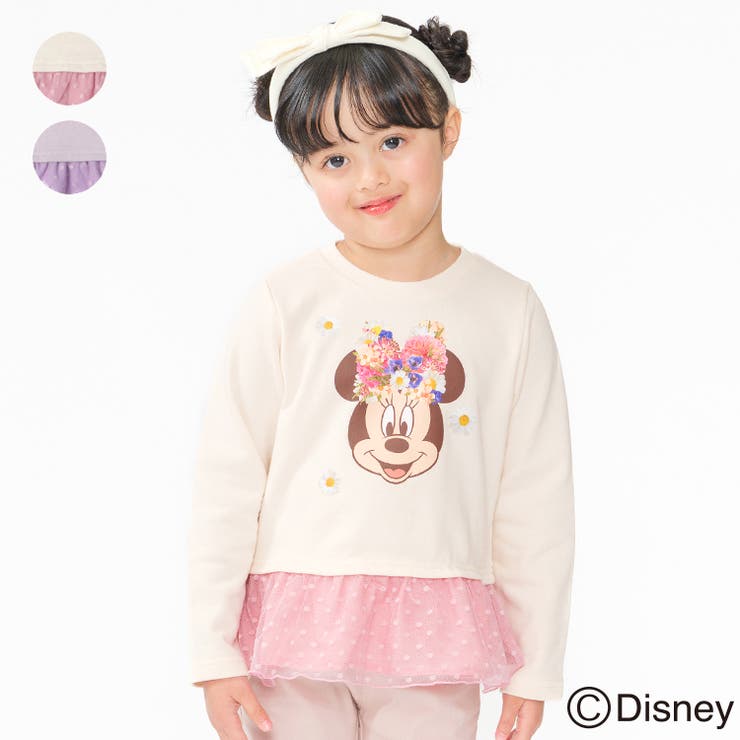 ミニーマウス/裏毛トレーナー | こどもの森e-shop | 詳細画像1 