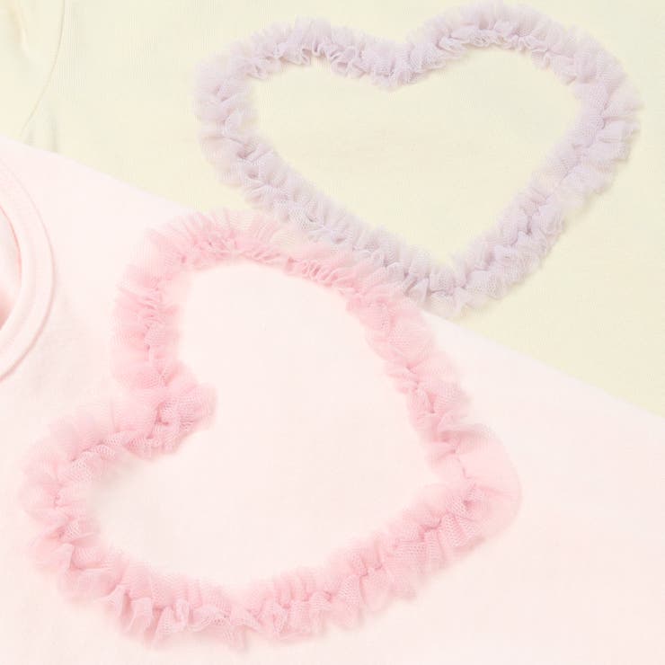 【WEB限定】ハートチュール長袖Ｔシャツ | こどもの森e-shop | 詳細画像4 