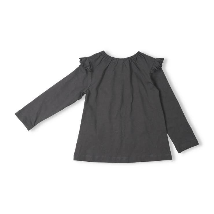 【WEB限定】リボン付肩フリル長袖Ｔシャツ | こどもの森e-shop | 詳細画像2 