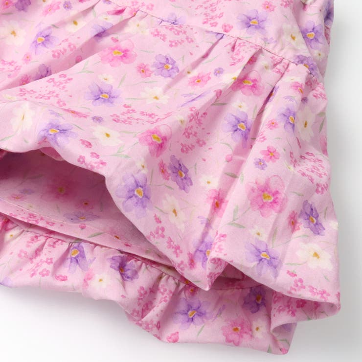 チェック・お花柄バルーンスカートパンツ | こどもの森e-shop | 詳細画像4 