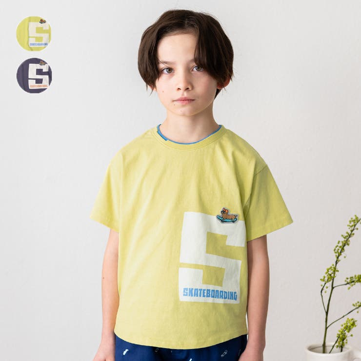 ビッグロゴプリント半袖Tシャツ 80cm～130cm N32806 | こどもの森e-shop | 詳細画像1 