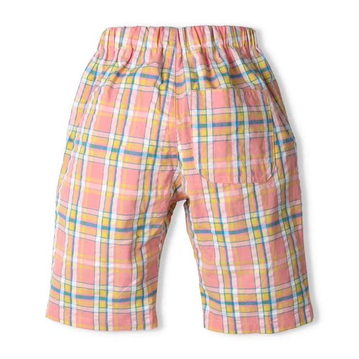 サッカーチェック6分丈ハーフパンツ 80cm～130cm N33110 | こどもの森e-shop | 詳細画像4 