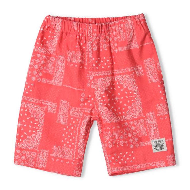 バンダナ柄5分丈ハーフパンツ 80cm～130cm N33113 | こどもの森e-shop | 詳細画像2 