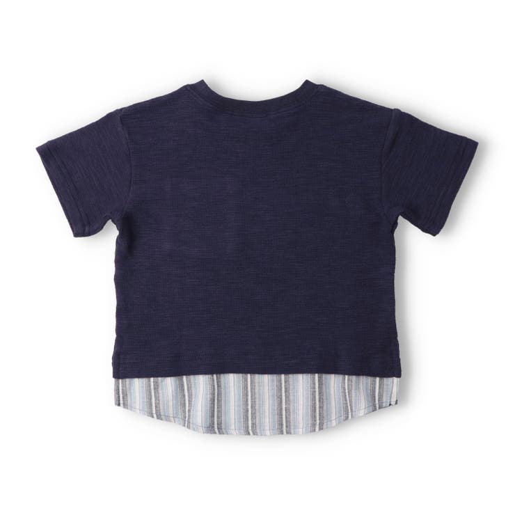 裾布帛切替半袖Ｔシャツ | こどもの森e-shop | 詳細画像2 