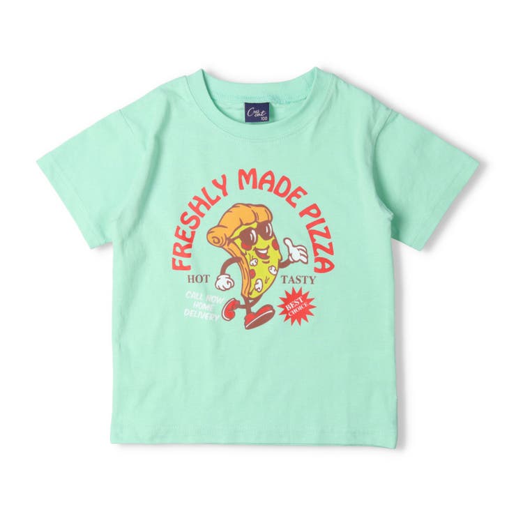 子供服crescent(クレセント)フードキャラクタープリント半袖Ｔシャツ80cm～130cmN3489