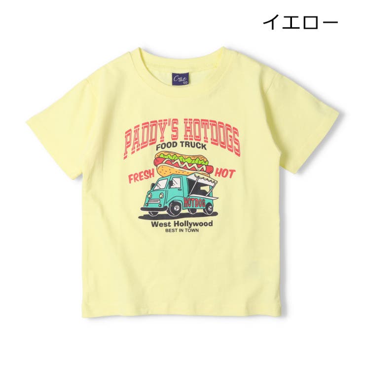 子供服crescent(クレセント)働く車プリント半袖Ｔシャツ80cm～130cmN3489