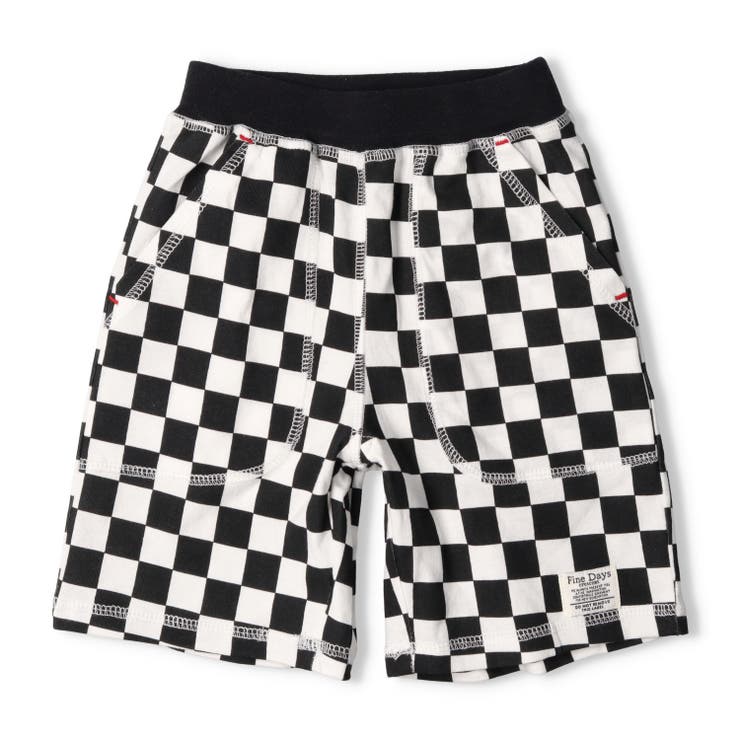 子供服crescent(クレセント)チェッカー・恐竜柄ハーフパンツ80cm～130cmN3519