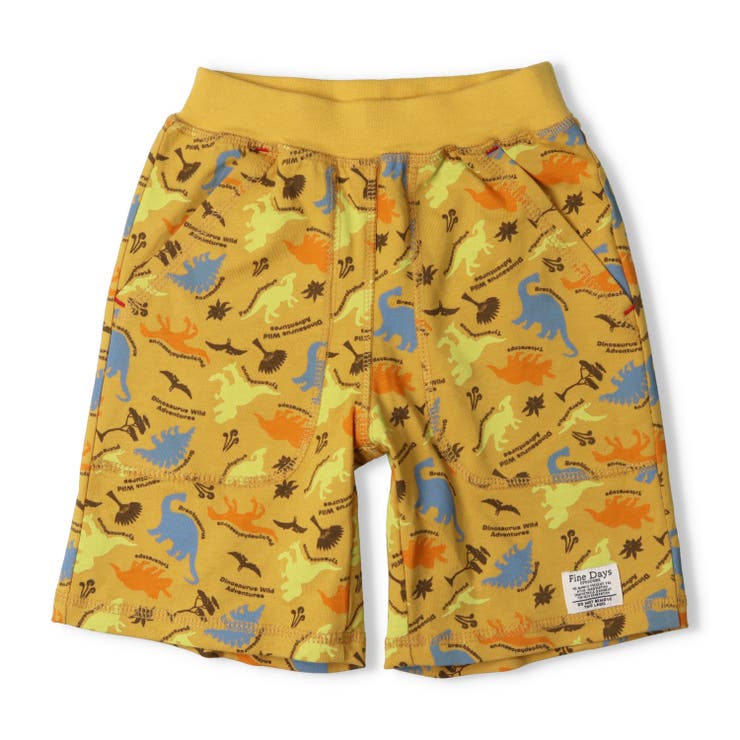 子供服crescent(クレセント)チェッカー・恐竜柄ハーフパンツ80cm～130cmN3519