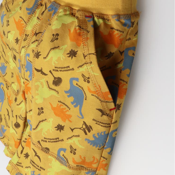 子供服crescent(クレセント)チェッカー・恐竜柄ハーフパンツ80cm～130cmN3519