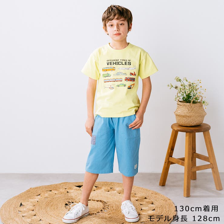 子供服crescent(クレセント)ストライプ・無地ハーフパンツ80cm～130cmN3519