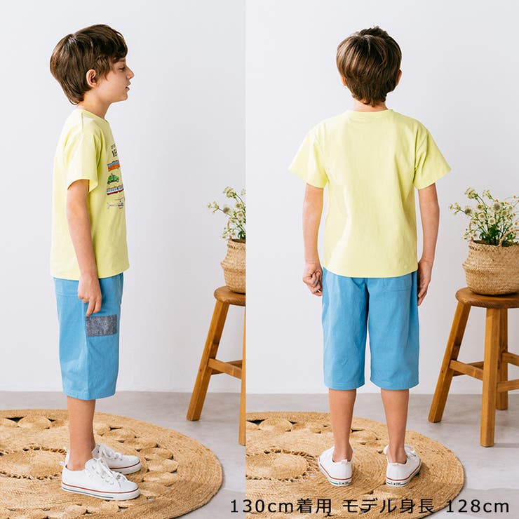 子供服crescent(クレセント)ストライプ・無地ハーフパンツ80cm～130cmN3519