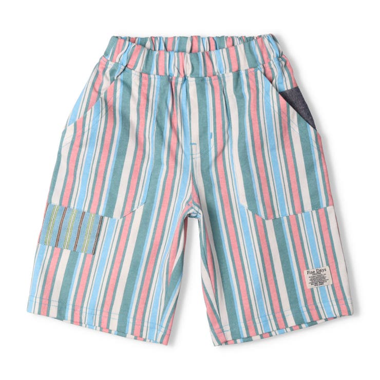 子供服crescent(クレセント)ストライプ・無地ハーフパンツ80cm～130cmN3519