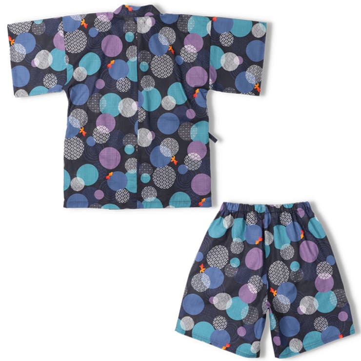 【WEB限定】水玉金魚柄甚平 | こどもの森e-shop | 詳細画像3 