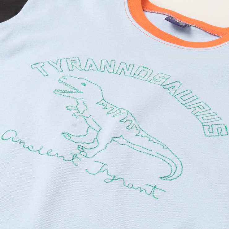 車・恐竜刺繍Ｔシャツ | こどもの森e-shop | 詳細画像4 