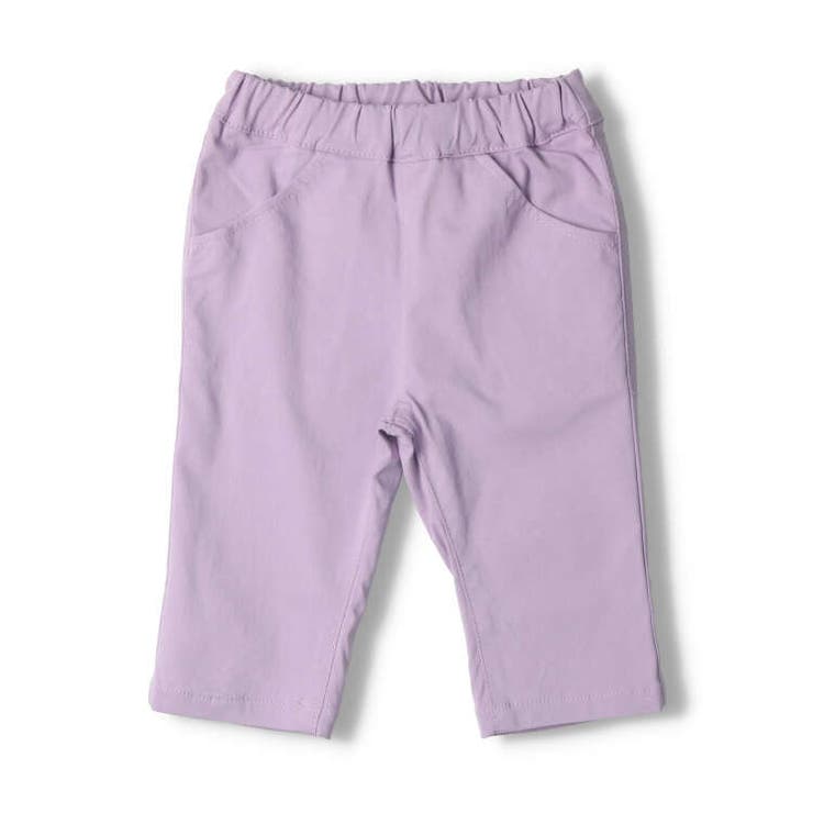 【子供服】crescent(クレセント)無地・小花柄ストレッチツイルハーフパンツ80cm～130cmN41112
