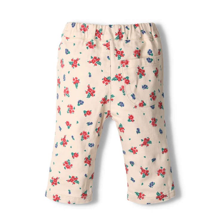 【子供服】crescent(クレセント)無地・小花柄ストレッチツイルハーフパンツ80cm～130cmN41112