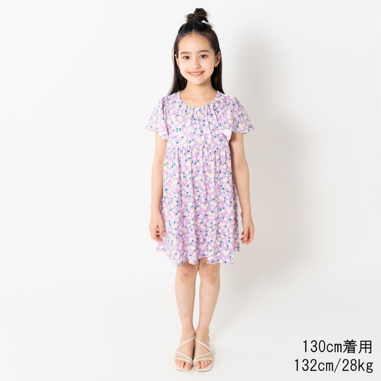 マーガレット花柄半袖ワンピース 80cm～130cm N42314 | こどもの森e-shop | 詳細画像10 