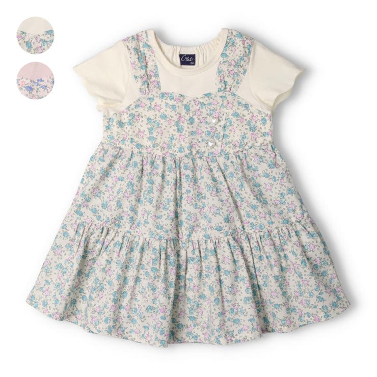 小花柄半袖ワンピース | こどもの森e-shop | 詳細画像1 