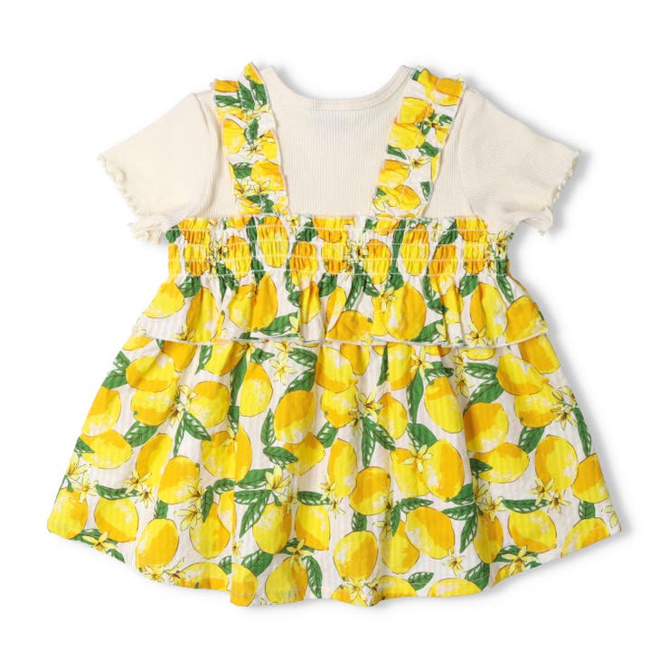 さくらんぼ・レモン柄キャミ半袖Ｔシャツ | こどもの森e-shop | 詳細画像4 