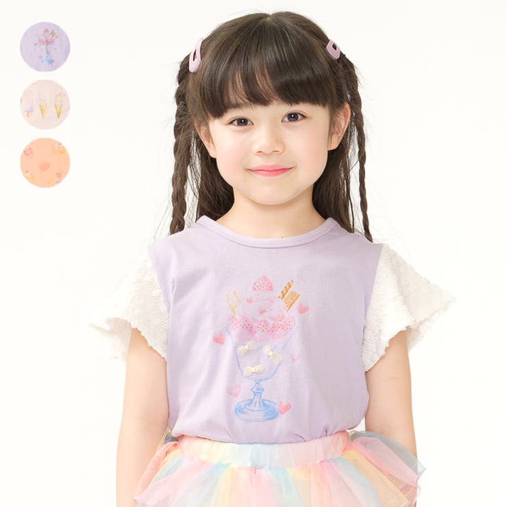 スイーツプリント半袖Ｔシャツ | こどもの森e-shop | 詳細画像1 