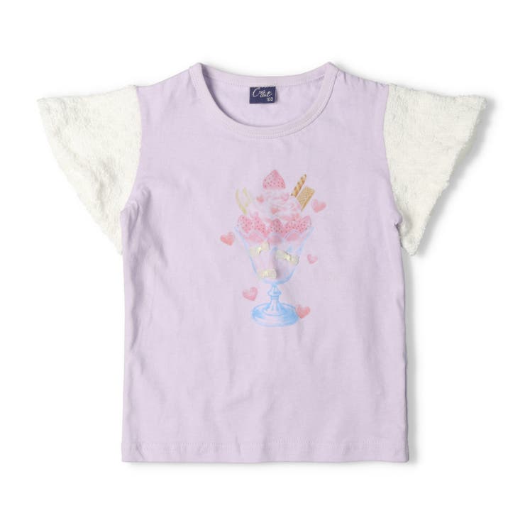 子供服crescent(クレセント)スイーツプリント半袖Ｔシャツ80cm～130cmN4489