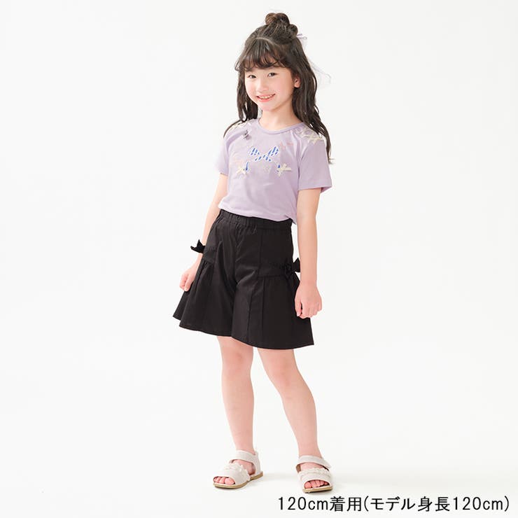 リボン付き3分丈無地キュロットパンツ | こどもの森e-shop | 詳細画像11 