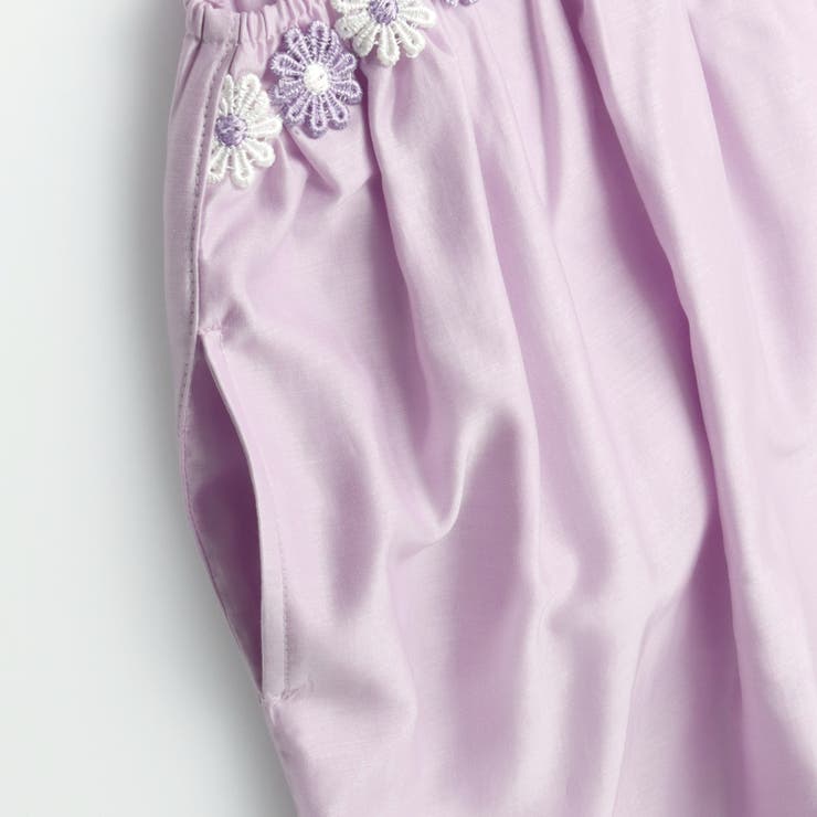 お花レース付ボイルワンピース | こどもの森e-shop | 詳細画像4 