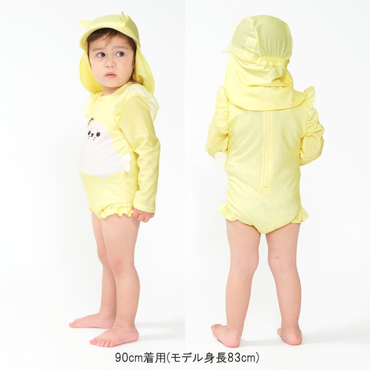 【WEB限定】イルカ・アザラシロンパース水着・帽子セット | こどもの森e-shop | 詳細画像13 
