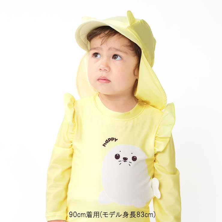 【WEB限定】イルカ・アザラシロンパース水着・帽子セット | こどもの森e-shop | 詳細画像14 