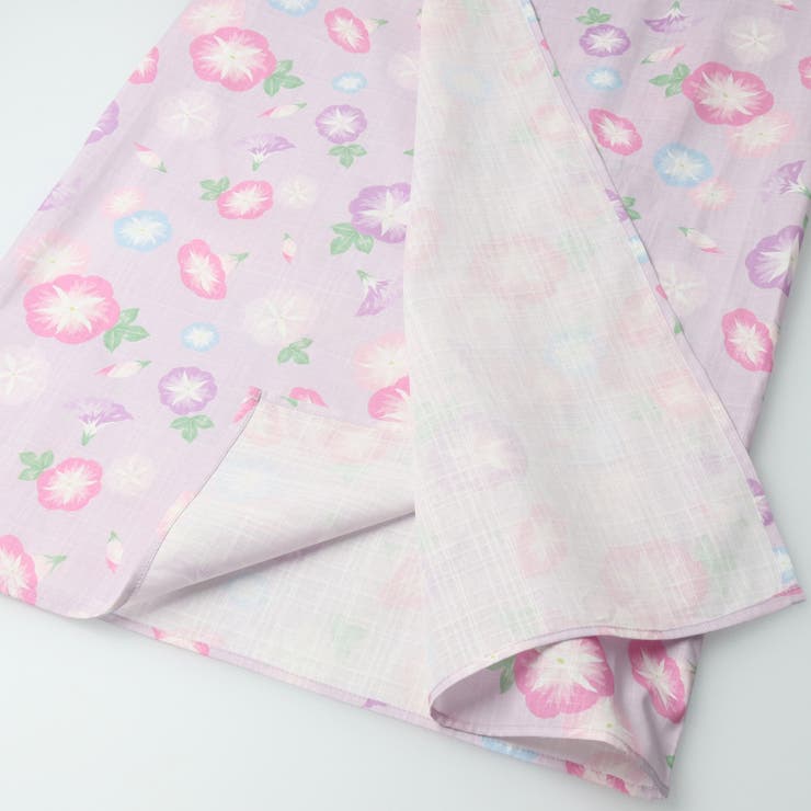 【WEB限定】朝顔柄浴衣・帯セット | こどもの森e-shop | 詳細画像9 