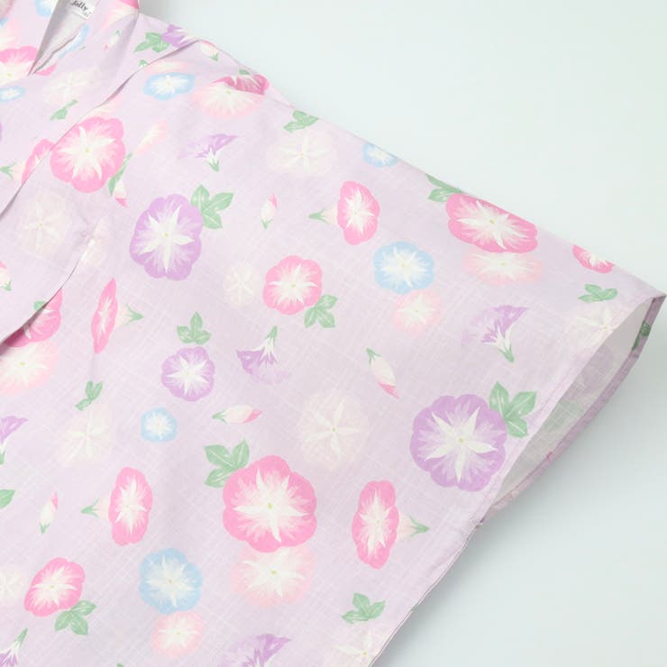 【WEB限定】朝顔柄浴衣・帯セット | こどもの森e-shop | 詳細画像5 