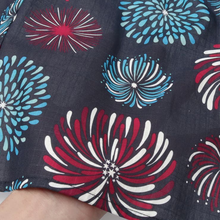 【WEB限定】花火柄浴衣・帯セット | こどもの森e-shop | 詳細画像10 