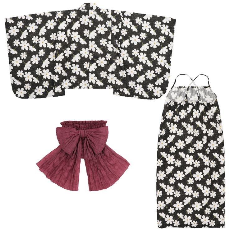 【WEB限定】花柄浴衣・帯セット | こどもの森e-shop | 詳細画像3 