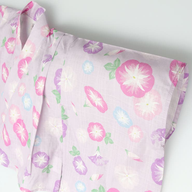 【WEB限定】朝顔柄浴衣・帯セット | こどもの森e-shop | 詳細画像4 