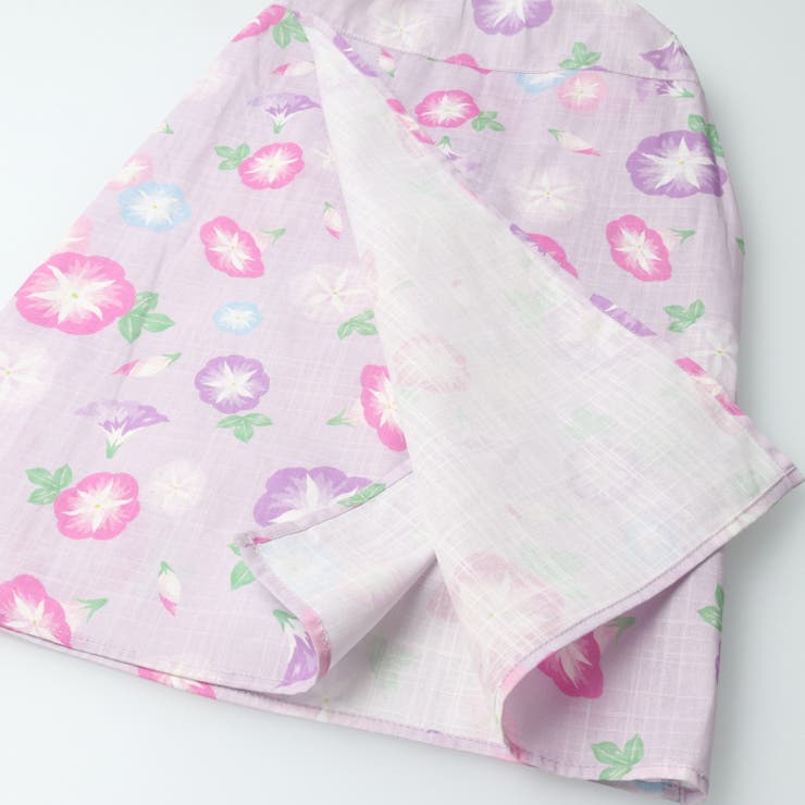 【WEB限定】朝顔柄浴衣・帯セット | こどもの森e-shop | 詳細画像8 