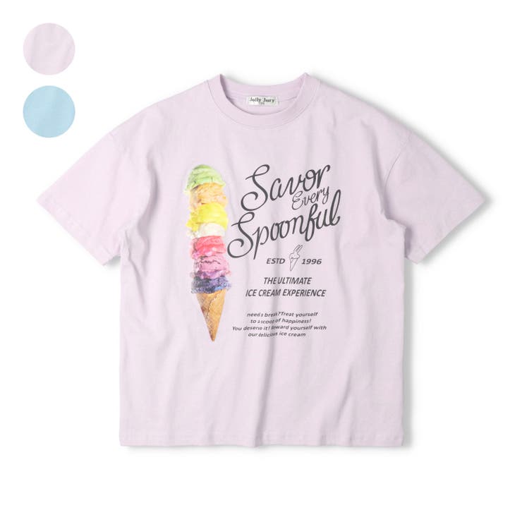 【WEB限定】アイスクリームプリントＴシャツ | こどもの森e-shop | 詳細画像1 