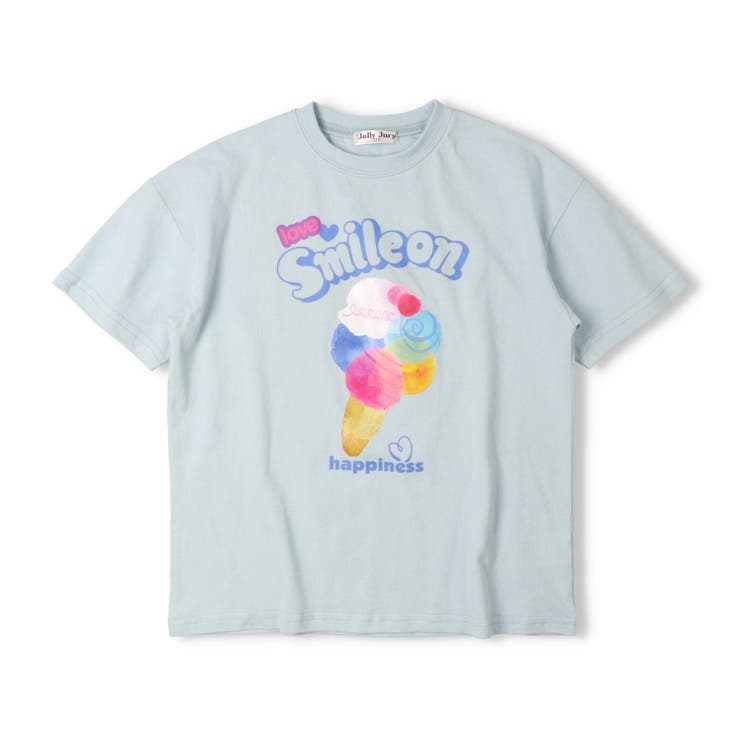 エメラルドグリーン | 【WEB限定】アイスロゴプリントＴシャツ | こどもの森e-shop