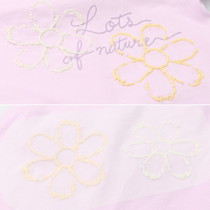 【WEB限定】お花刺繍Ｔシャツ | こどもの森e-shop | 詳細画像5 