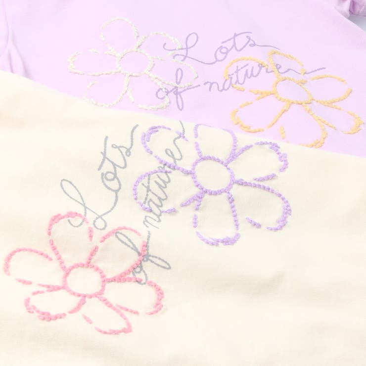 【WEB限定】お花刺繍Ｔシャツ | こどもの森e-shop | 詳細画像6 
