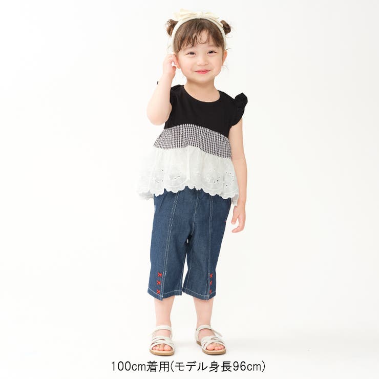 【WEB限定】ティアード切替Tシャツ | こどもの森e-shop | 詳細画像7 