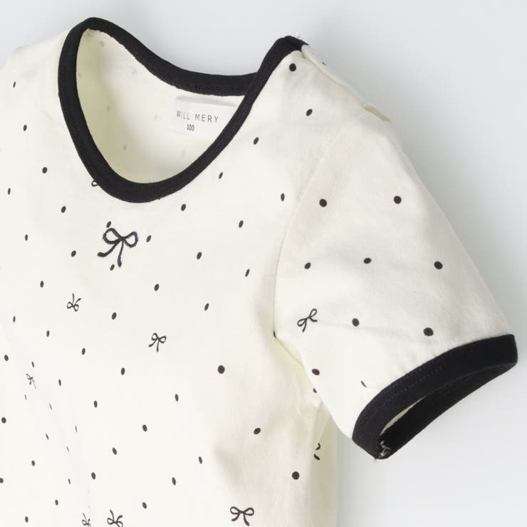 【WEB限定】リボンドット柄Ｔシャツ | こどもの森e-shop | 詳細画像3 