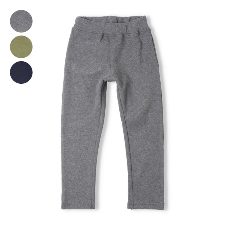 ミラノリブ無地ロングパンツ | こどもの森e-shop | 詳細画像1 