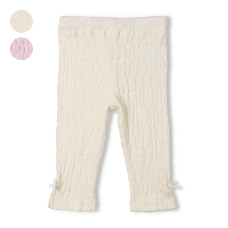 裾リボン付無地レギンス | こどもの森e-shop | 詳細画像1 