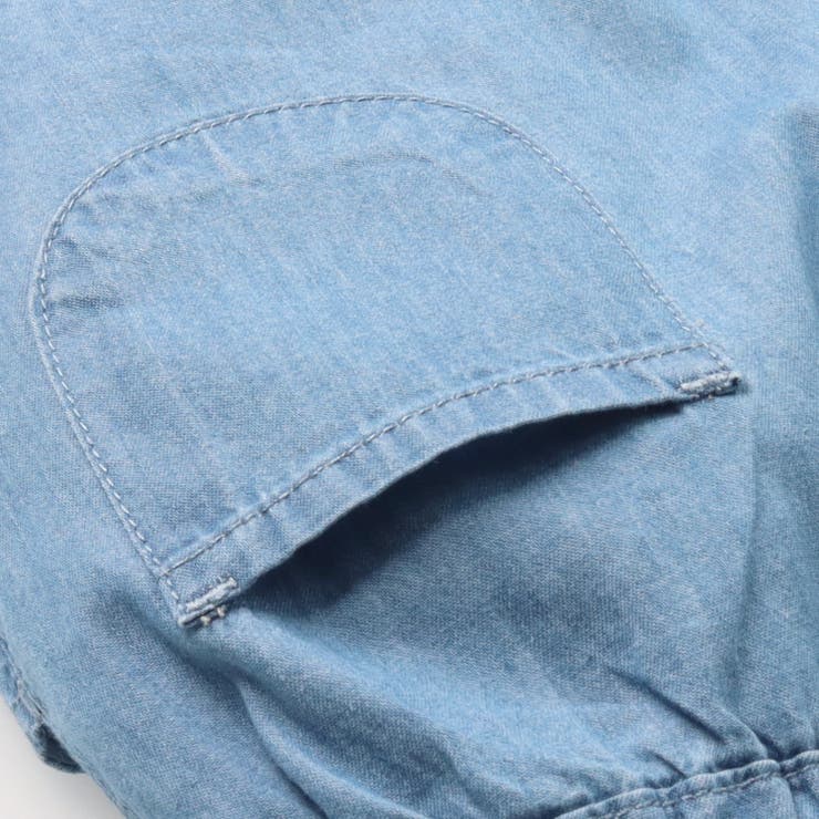 リボン付ラインストーンデニムショートパンツ | こどもの森e-shop | 詳細画像4 