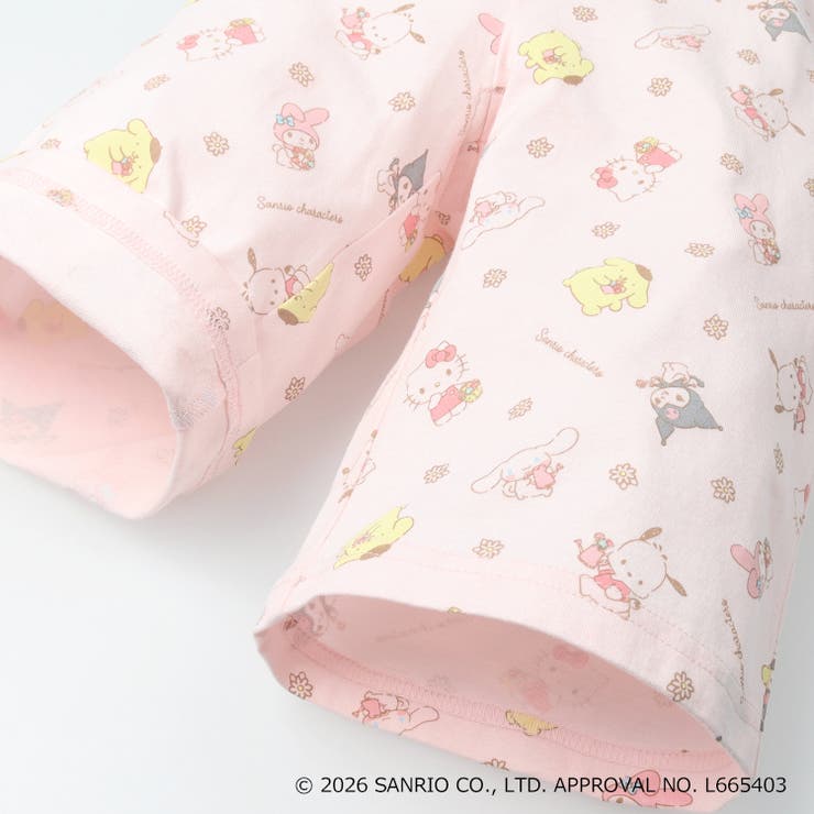 サンリオキャラクター総柄半袖パジャマ | こどもの森e-shop | 詳細画像8 