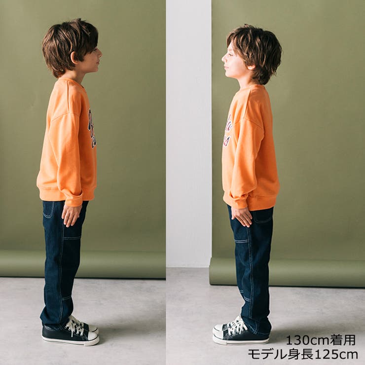 チェック柄ロゴ裏毛トレーナー・スウェット | こどもの森e-shop | 詳細画像12 