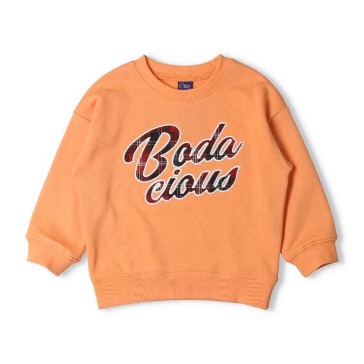 チェック柄ロゴ裏毛トレーナー・スウェット | こどもの森e-shop | 詳細画像2 